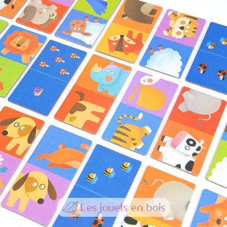 Dominos réversibles animaux MD3044 Mideer 2