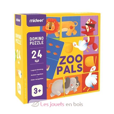 Dominos réversibles animaux MD3044 Mideer 1
