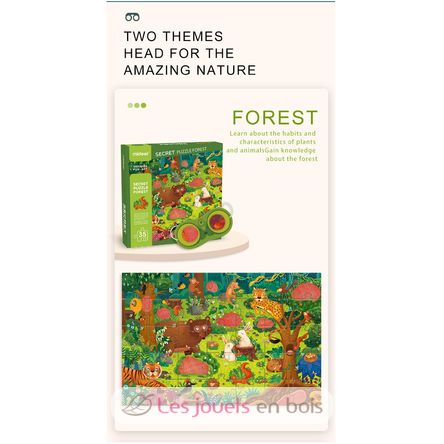 Puzzle détective Forêt MD3096 Mideer 7