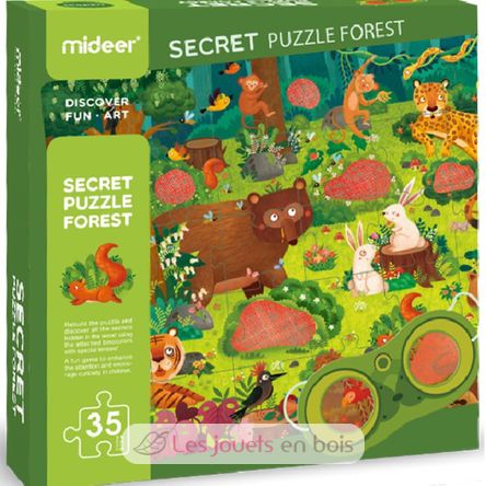Puzzle détective Forêt MD3096 Mideer 1