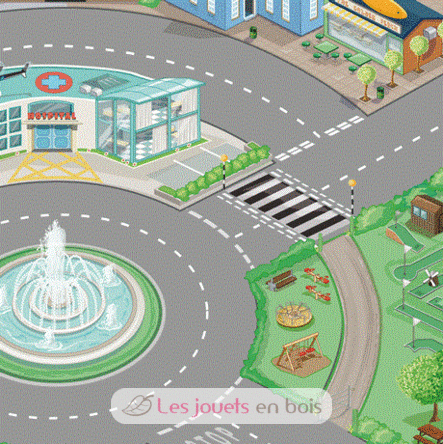 Tapis de jeux routes et ville LTVTV584 Le Toy Van 2