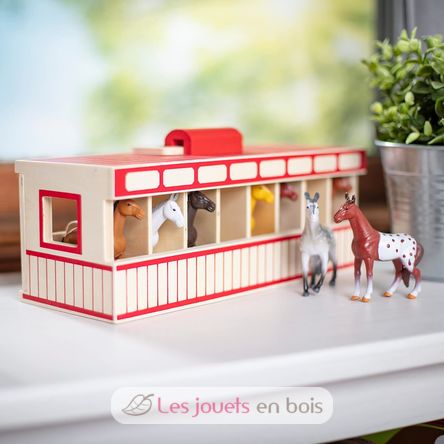 Grand box à chevaux transportable MD-13744 Melissa & Doug 8