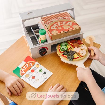 Comptoir à pizzas en bois MD19465 Melissa & Doug 6