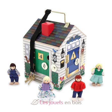 Maison à verrous et sonnettes MD12505 Melissa & Doug 1