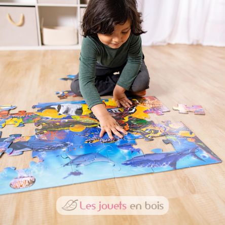 Puzzle géant Fonds Marins MD10427 Melissa & Doug 4