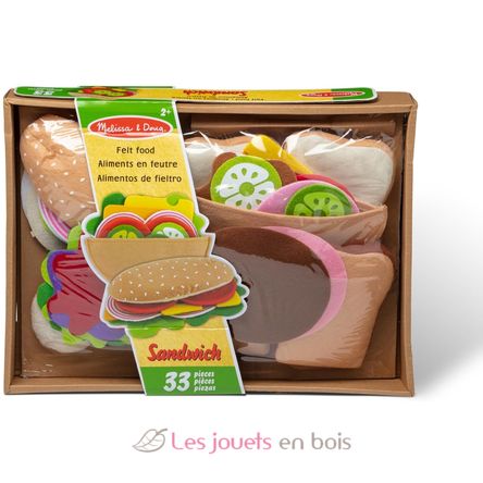 Sandwich en feutre M&D13954-4029 Melissa & Doug 6