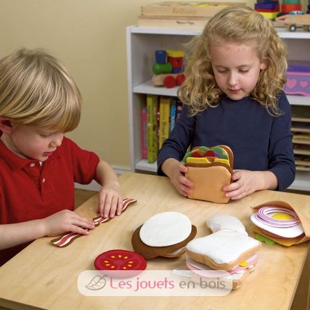 Sandwich en feutre M&D13954-4029 Melissa & Doug 5