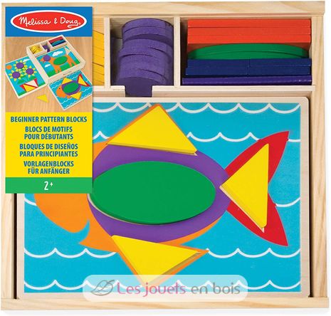 formes blocs motifs d'apprentissages MD-10528 Melissa & Doug 4