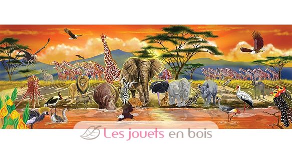 Puzzle géant Safari - 100 pièces M&D12873-4554 Melissa & Doug 1