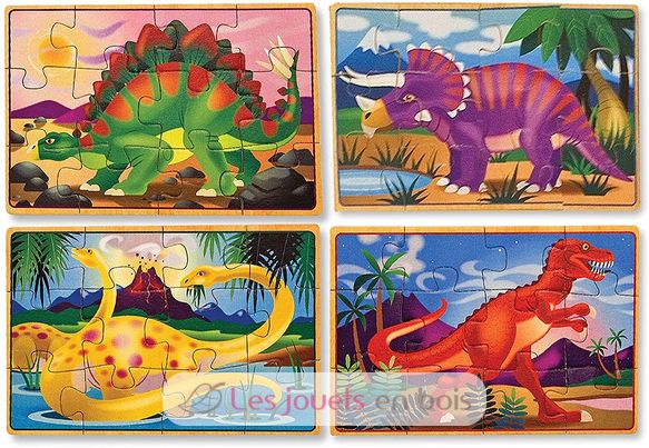 Ensemble puzzles dinosaures 12 pièces MD-13791 Melissa & Doug 3