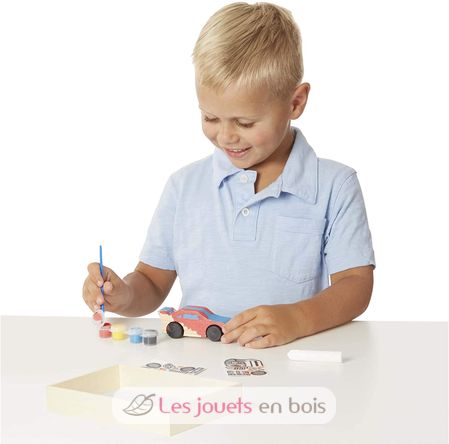 Voiture de course à décorer MD-18829 Melissa & Doug 3