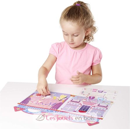 Livret d'autocollants reliefs repositionnables princesses MD-19100 Melissa & Doug 4