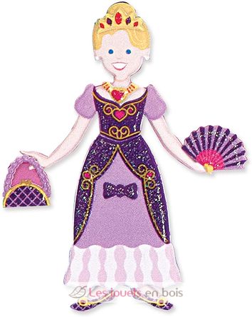 Livret d'autocollants reliefs repositionnables princesses MD-19100 Melissa & Doug 6