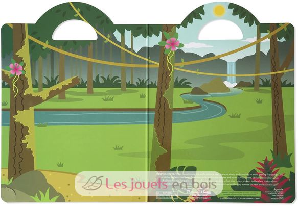 Livret d'autocollants reliefs repositionnables jungle MD-19106 Melissa & Doug 2