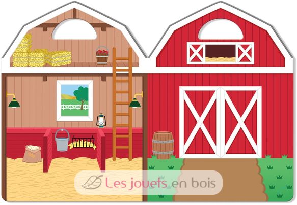 Livret d'autocollants reliefs repositionnables ferme MD-19408 Melissa & Doug 2