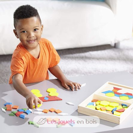 Blocs et planches de motifs d'apprentissages MD-10029 Melissa & Doug 4