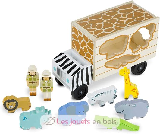 Camion de sauvetage d'animaux safari MD-15180 Melissa & Doug 4