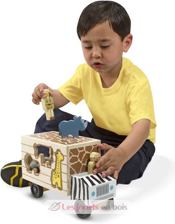 Camion de sauvetage d'animaux safari MD-15180 Melissa & Doug 3