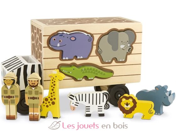 Camion de sauvetage d'animaux safari MD-15180 Melissa & Doug 6