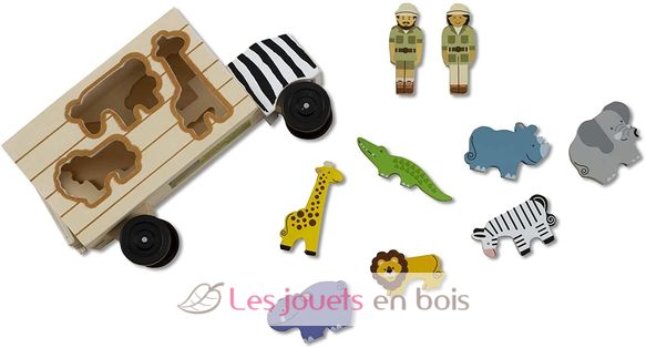 Camion de sauvetage d'animaux safari MD-15180 Melissa & Doug 5