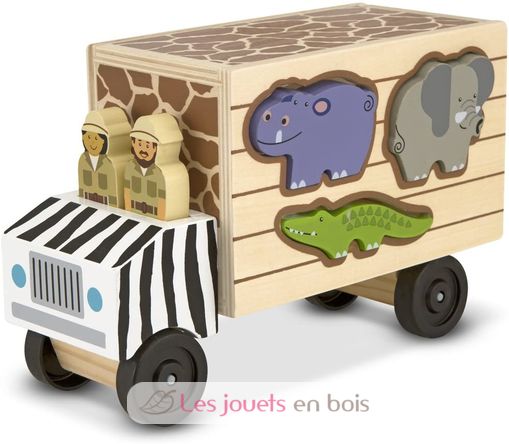 Camion de sauvetage d'animaux safari MD-15180 Melissa & Doug 2