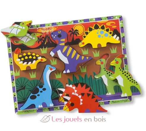 Chunky puzzle Dinosaures MD13747 Melissa & Doug 3