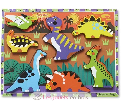 Chunky puzzle Dinosaures MD13747 Melissa & Doug 4