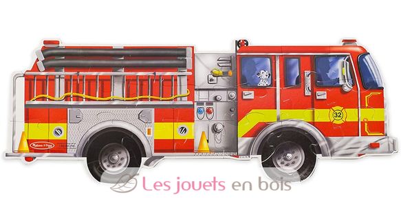 Puzzle géant camion de pompiers MD-10436 Melissa & Doug 1