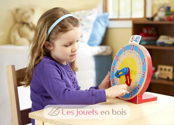 Horloge tourne et dis l'heure MD-14284 Melissa & Doug 3