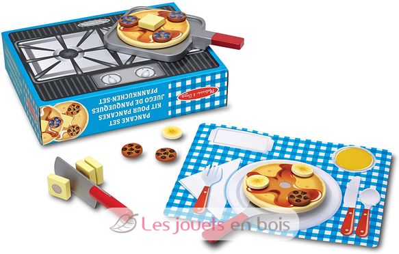 Kit pour pancakes en bois - Jeu d'imitation Melissa and Doug 19342