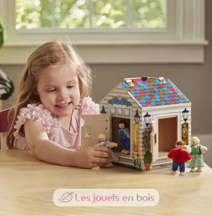 Maison à verrous et sonnettes MD12505 Melissa & Doug 5