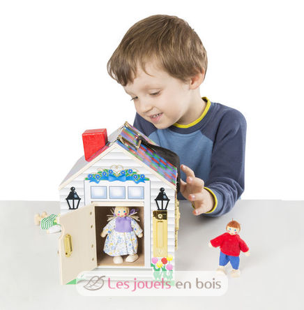 Maison à verrous et sonnettes MD12505 Melissa & Doug 4