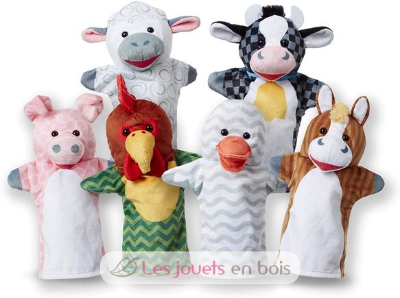 Marionnettes Animaux de la ferme MD-19121 Melissa & Doug 1