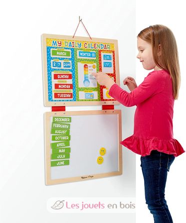 Mon calendrier journalier magnétique en anglais MD-19253 Melissa & Doug 5