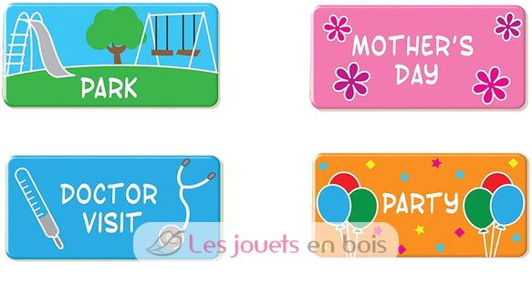Mon calendrier journalier magnétique en anglais MD-19253 Melissa & Doug 7