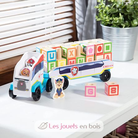 PAW Patrol Camion Alphabet bois MD-33272 Melissa & Doug 3