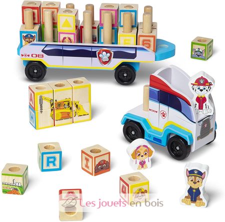 PAW Patrol Camion Alphabet bois MD-33272 Melissa & Doug 2