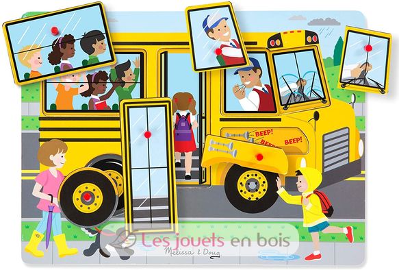 Puzzle sonore - Bus scolaire MD-10739 Melissa & Doug 3