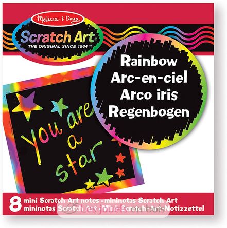 Boîte de mini-notes arc-en-ciel Scratch Art® MD-15945 Melissa & Doug 2