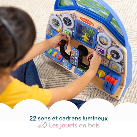 Tableau de bord interactif Pilote d'avion MD6073588 Melissa & Doug 3