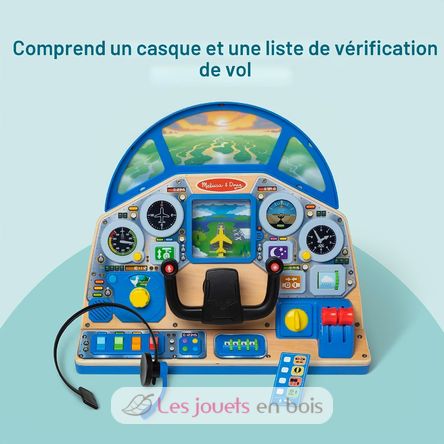 Tableau de bord interactif Pilote d'avion MD6073588 Melissa & Doug 5