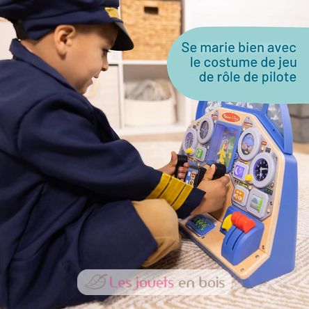 Tableau de bord interactif Pilote d'avion MD6073588 Melissa & Doug 6