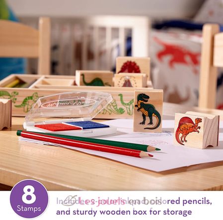 Tampons encreurs Dinosaures M&D11633-3938 Melissa & Doug 2