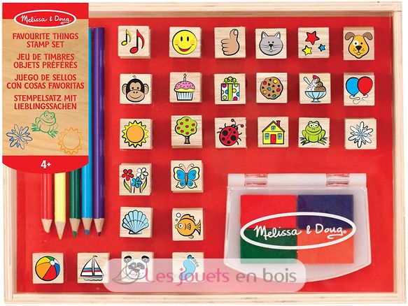 Tampons encreurs Objets préférés MD-19362 Melissa & Doug 1