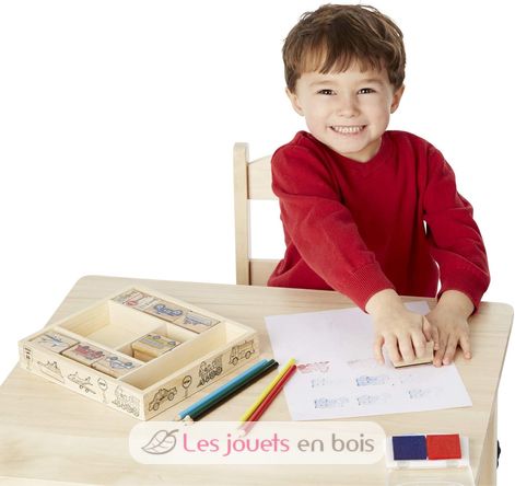 Tampons encreurs Véhicules M&D12409-3937 Melissa & Doug 3