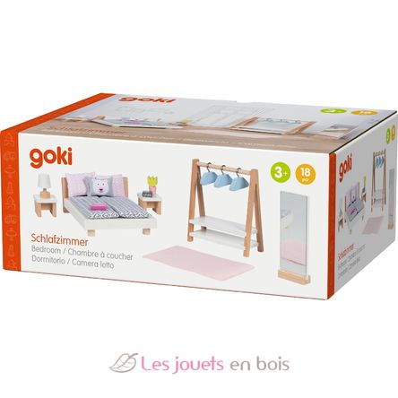Meubles poupées miniatures Chambre GK51468 Goki 2