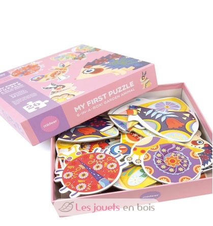 Mon 1er puzzle animaux du jardin MD3069 Mideer 2