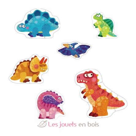 Mon 1er puzzle dinosaures MD3185 Mideer 2