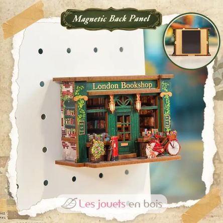 Mini Book Nook Librairie londonienne CT110 Cartartem 5