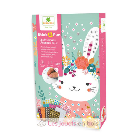 Mini mosaïques Animaux doux SYCRE7035 Sycomore 1